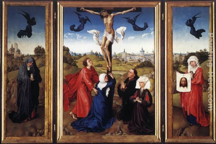 Rogier van der Weyden Crucifixion Triptych